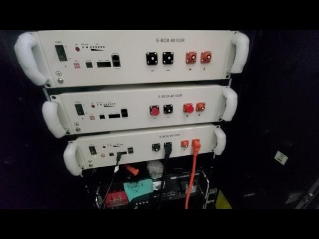 PYTES 5.1kwh 48V ラックマウント LiFePO4 バッテリー構成 GROWATT オフグリッドインバータ