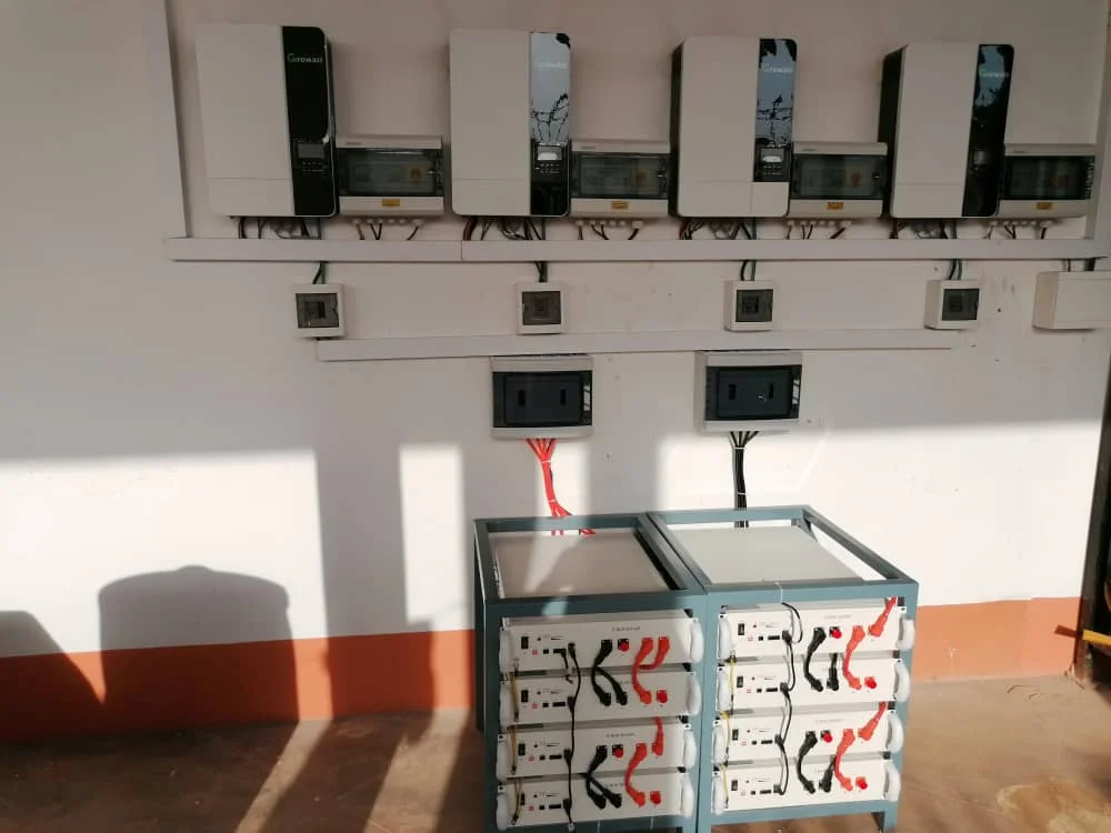 Installation of 40kW パイツ Batteries and Gorwatt Inverters in Africa